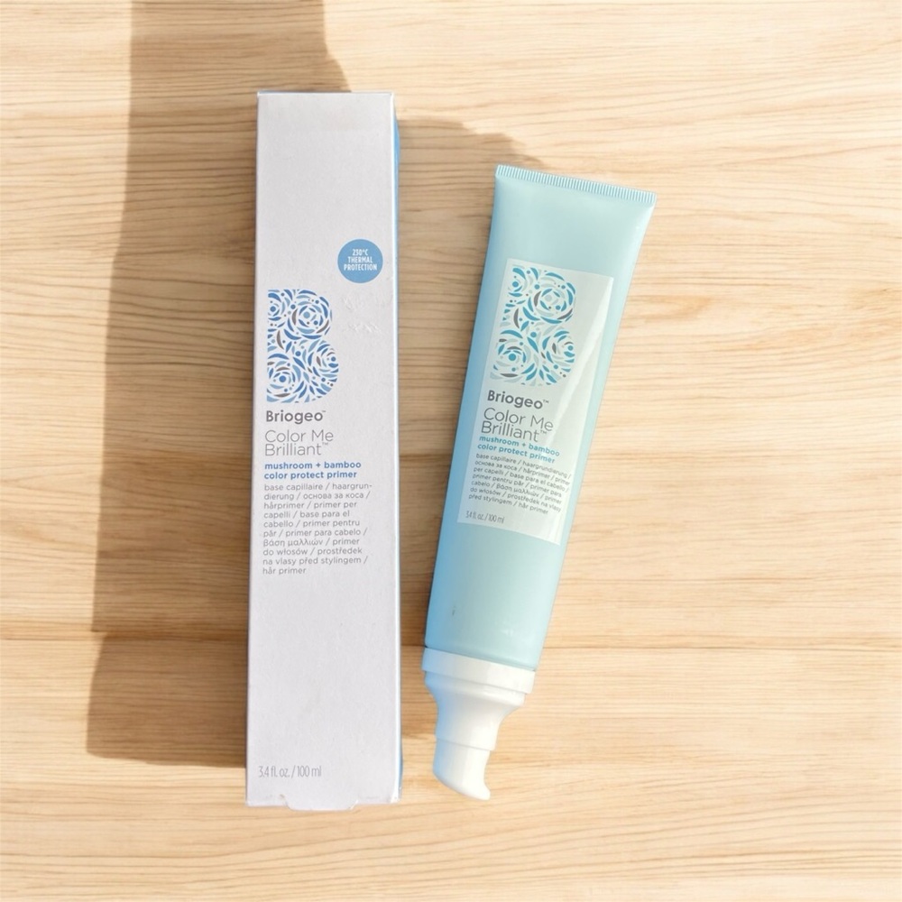 NEW Briogeo Color Me Brilliant Mushroom + Bamboo Color Protect Primer Hair Care